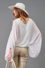 Chiffon Kimono Blouse