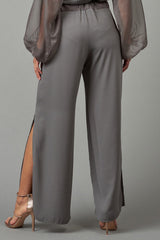 Double Layer High Slit Pant