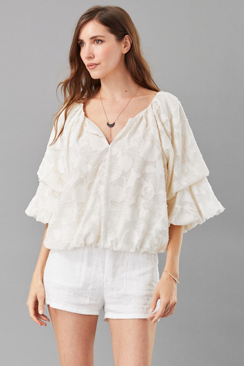 Floral Burnout Top