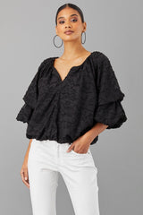 Floral Burnout Top