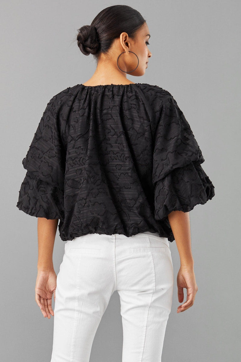 Floral Burnout Top