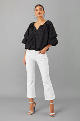 Floral Burnout Top