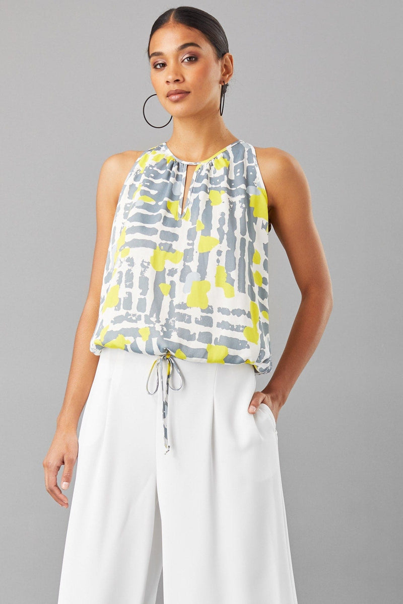 Op Art Halter Top