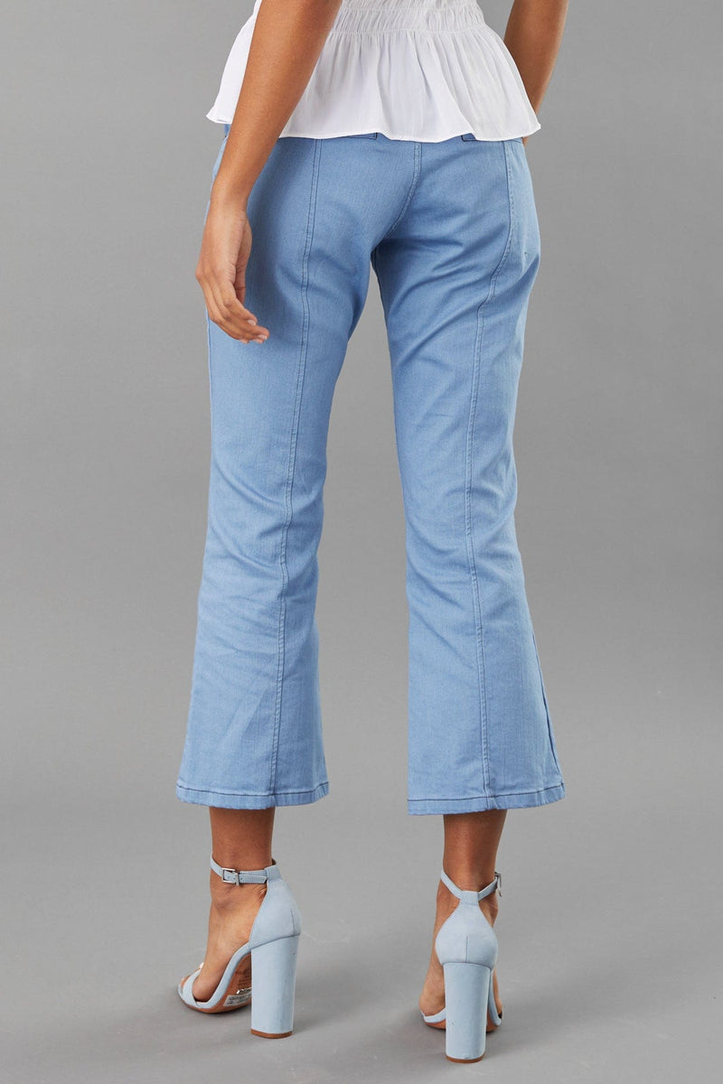 Crop Flare Jean